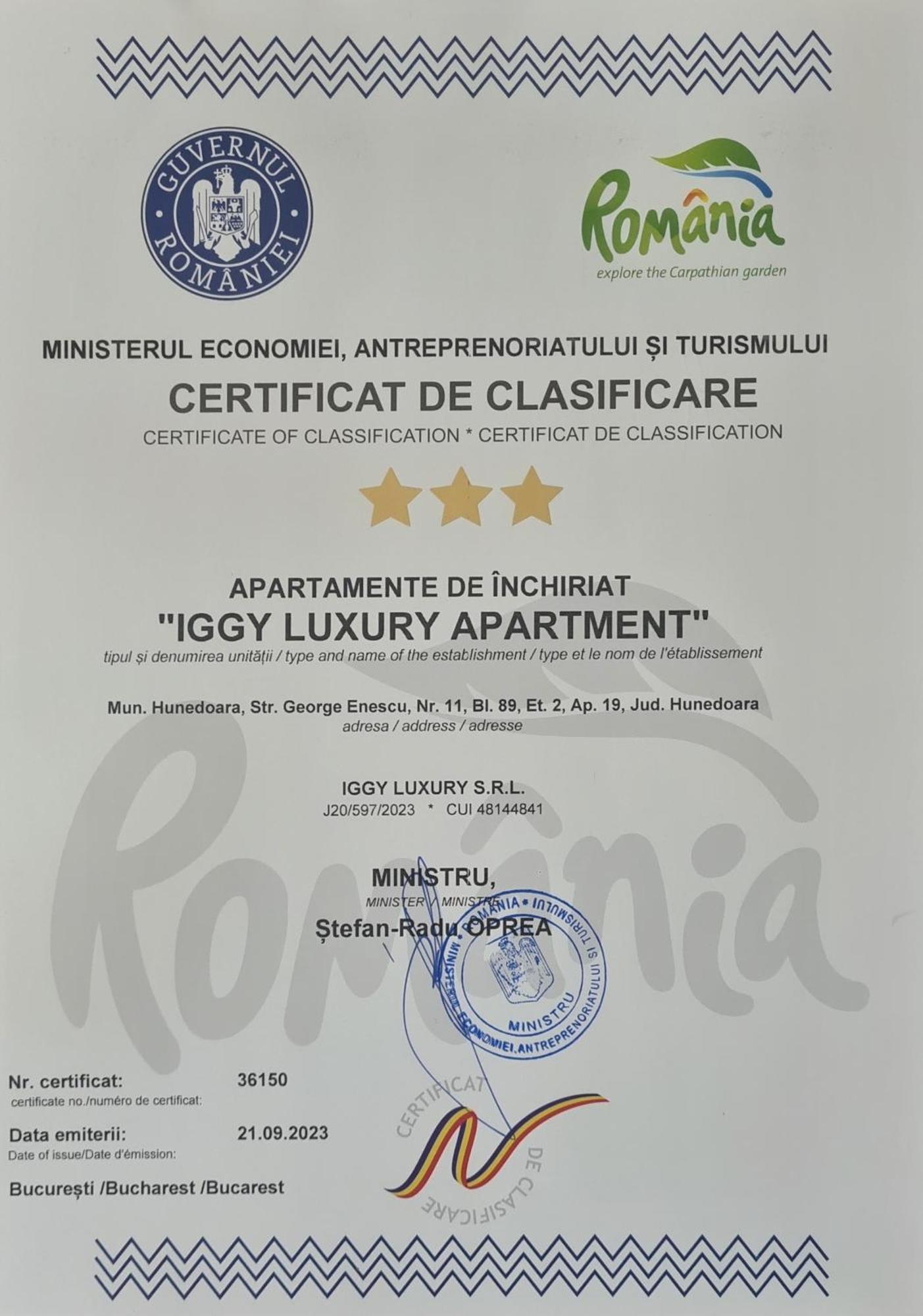 Iggy Luxury Apartment Hunedoara Exterior photo